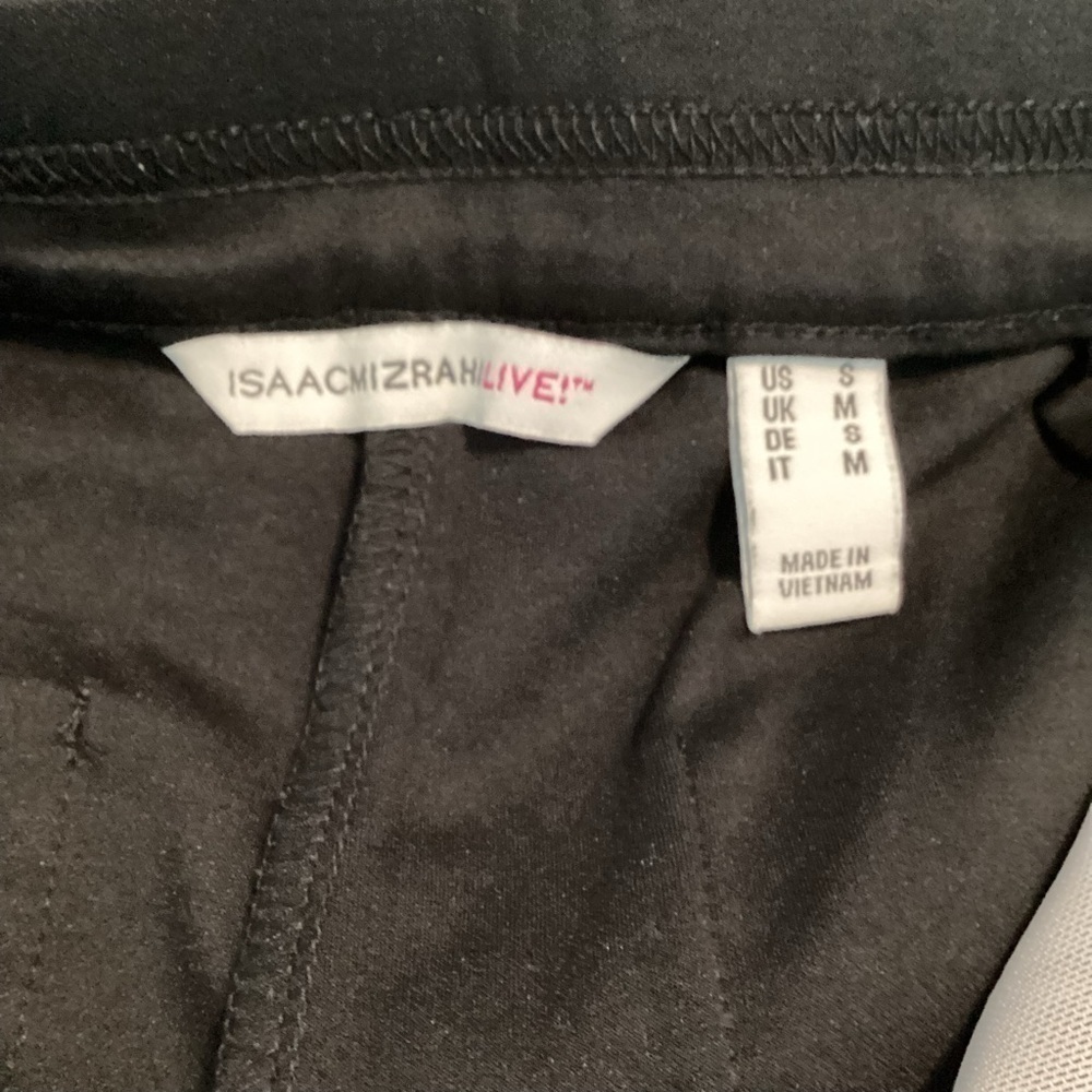 Isaac Mizrahi Live! Stretch Pull On Pants Size S Black - Picture 5 of 5